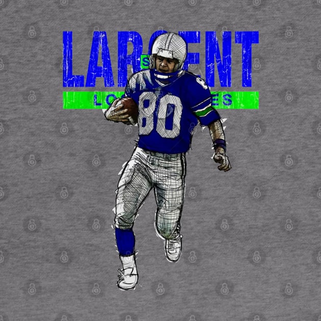 Steve Largent Seattle Sketch by Buya_Hamkac